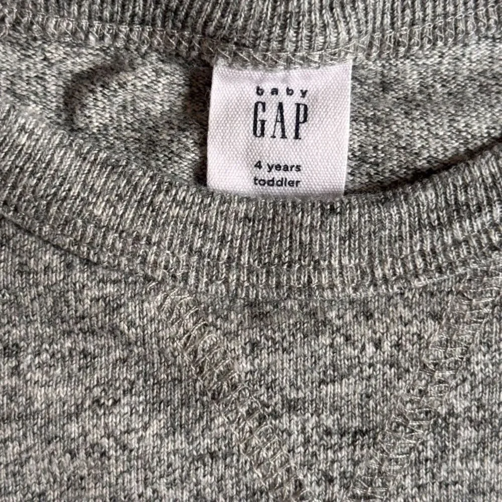 Gap Baby & Toddler Crew Neck Sweatshirt - Gray - 4T